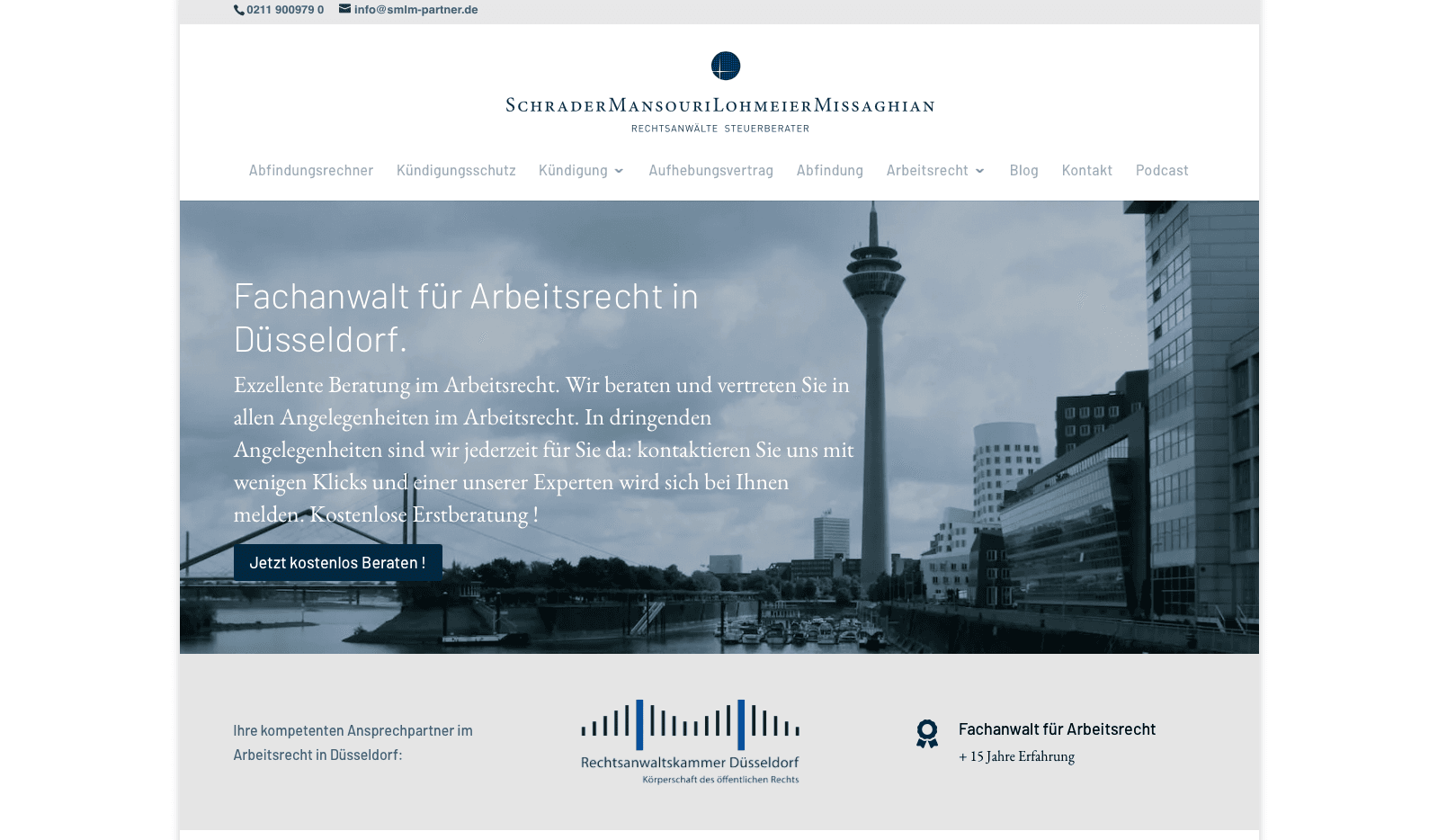 Arbeitsrecht Düsseldorf - SEO Referenz